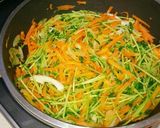 豆苗入りにんじんしりしり～作り方5写真