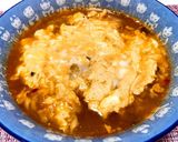 ふわとろ卵丼の頭のせ辛ラーメン♪♪作り方5写真