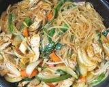 野菜たっぷり！☆豚キムチの焼き冷麺作り方11写真