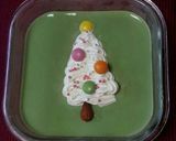 ホイップマリームdeクリスマス抹茶プリン作り方10写真