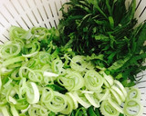 簡単豚肉ネギのごま油かけ写真付き作り方1写真
