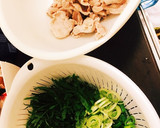 簡単豚肉ネギのごま油かけ写真付き作り方2写真
