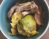 アボカドと蒸し鶏作り方1写真