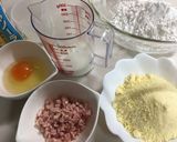 ポンデケージョ ベーコンin作り方1写真