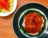 やわらか鶏肉の簡単トマト煮込み作り方10写真