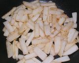 大根と玉子きくらげの中華風炒め作り方5写真