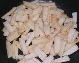 大根と玉子きくらげの中華風炒め作り方5写真