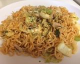 冷蔵庫にあるものでできる辛マヨ麺作り方4写真