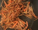 みりんと醤油1:1で基本のきんぴら作り方5写真