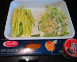 さば缶★簡単和風パスタ作り方1写真