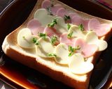 ハートいっぱいキュートなウェーブトースト作り方4写真