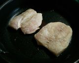 チキンソテー(鶏胸肉)のトマトソースがけ作り方3写真