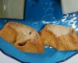 味付け油揚げでチーズ入り切り餅作り方1写真