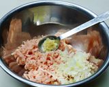 ふわふわ豆腐ハンバーグの野菜あんかけ作り方3写真
