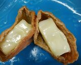 味付け油揚げでチーズ入り切り餅作り方3写真