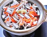アウトドア飯土鍋でさんま缶の炊き込みご飯作り方4写真