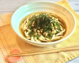 納豆ときゅうりこぶおろしのぶっかけうどん作り方6写真