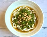 納豆ときゅうりこぶおろしのぶっかけうどん作り方4写真