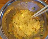 柿のゴマだれ風豆腐クリーム素麺パフェ作り方6写真