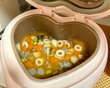 筑前煮deコチュジャン入り炊き込みご飯作り方5写真