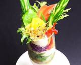 柿のゴマだれ風豆腐クリーム素麺パフェ作り方9写真