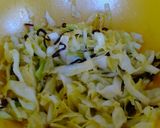 塩昆布キャベツと枝豆の無限サラダ♪作り方3写真
