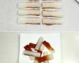 竹輪とカニカマのネギ七味（一味）がけ作り方1写真