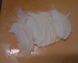 玉ねぎたっぷりの納豆トースト作り方1写真