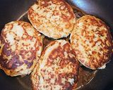 卵豆腐でチーズハンバーグ【ふわっ激うま】作り方5写真
