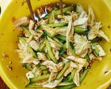 食べるラー油の棒々鶏風さっぱりサラダ作り方6写真