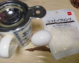 2材料簡単ヘルシココナッツクッキー'ω'作り方1写真