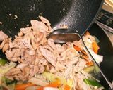 簡単♪鍋用ｶｯﾄ野菜と豚肉きのこ炒めもの作り方15写真