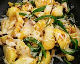 じゃがいもとピーマンの舞茸チーズ焼き♪作り方7写真