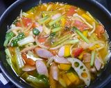 簡単！かぼちゃ野菜スープのあんかけペンネ作り方1写真