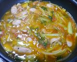 簡単！かぼちゃ野菜スープのあんかけペンネ作り方2写真