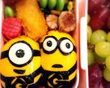 キャラ弁☆簡単 立体 足付き ミニオン！作り方15写真