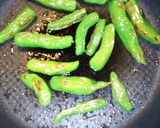 しらすとししとうのバカタレ炒め作り方2写真