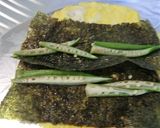 オクラを芯に♬変わり卵のりまき作り方3写真