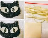 ハロウィンぴったり真っ黒ライスバーガー♡作り方4写真