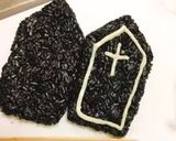 ハロウィンぴったり真っ黒ライスバーガー♡作り方6写真