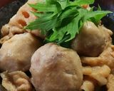 下茹でなし！簡単♪里芋と豚バラ肉の煮物作り方12写真