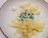 梅と大根の茎の和風スープチャーハン作り方3写真
