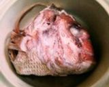 お手軽＊お手頃♪鯛アラの昆布茶蒸し作り方6写真