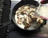 生姜とチキンのクリームスープパスタ作り方4写真
