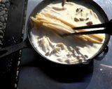 生姜とチキンのクリームスープパスタ作り方5写真