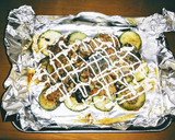 ズッキーニとサバ味噌煮缶のマヨネーズ焼き作り方4写真