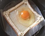 目玉焼きトースト+お絵描き作り方17写真