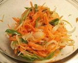 千切り野菜のレモンへしこ和え作り方8写真