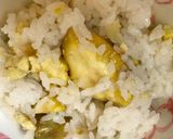 秋の風味、栗ご飯作り方4写真