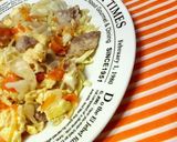 ✿炒り卵と豚肉の❀黒酢ソルト✿焼きそば作り方3写真